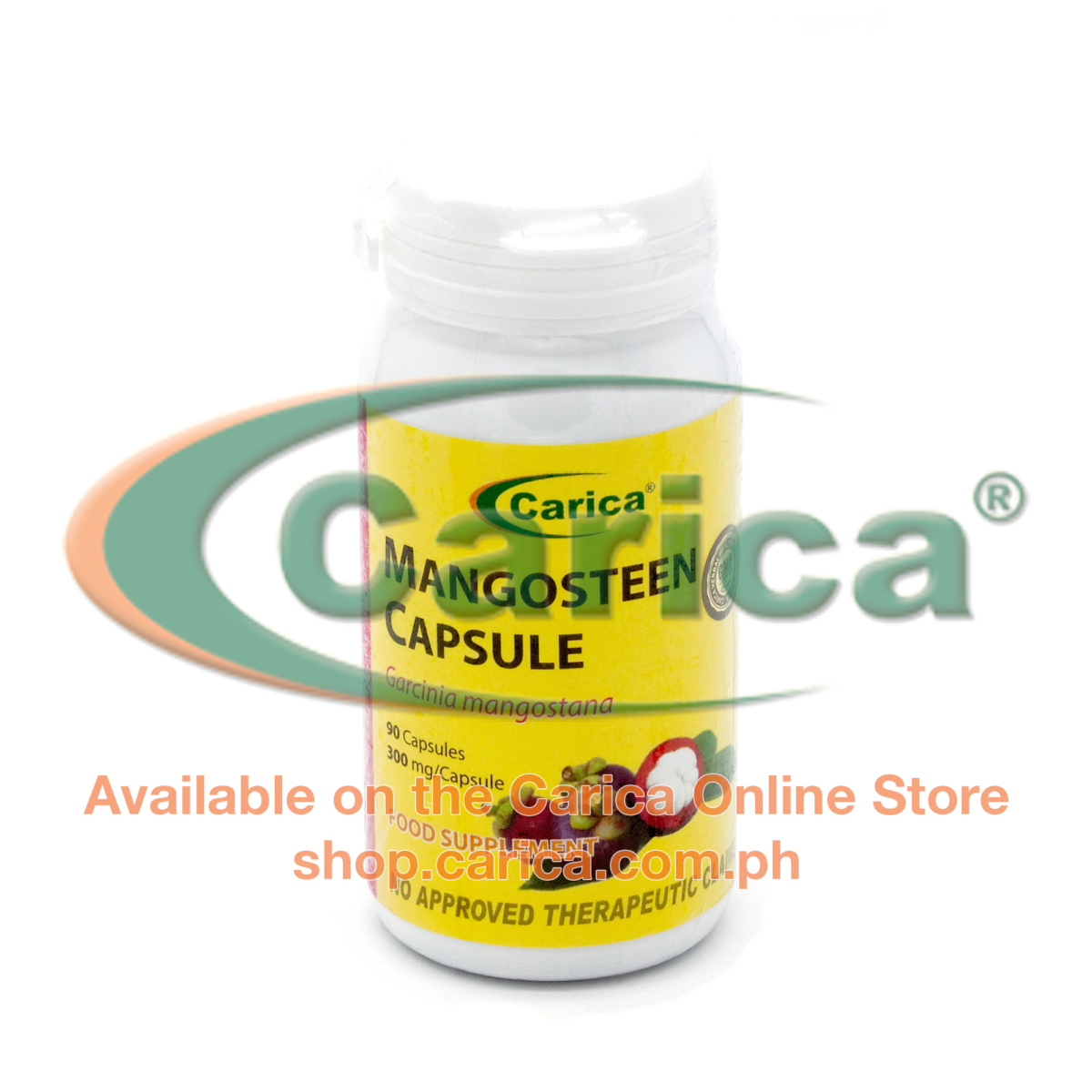 Mangosteen Capsules (Garcinia mangostana) 90 Capsules Carica Herbal Health Products, Inc.